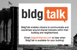 bldgTalk social network